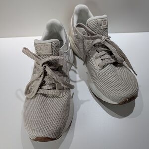 New Balance Women's Light Beige Mesh Slip On Sneakers